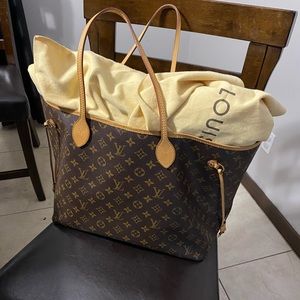 Authentic Louis vitton never full Gm